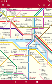 Imágen 12 Paris Metro – Map and Routes android