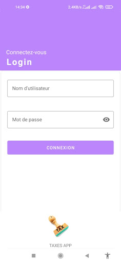 Android application SSV-TAXE screenshort