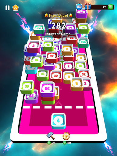 Grand Cube 2048 Merge Numbers