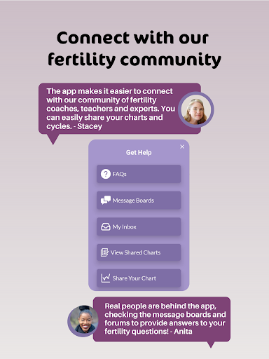 Screenshot of PeakDay Fertility Tracker