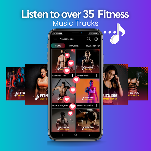 Screenshot of Music for Fitness