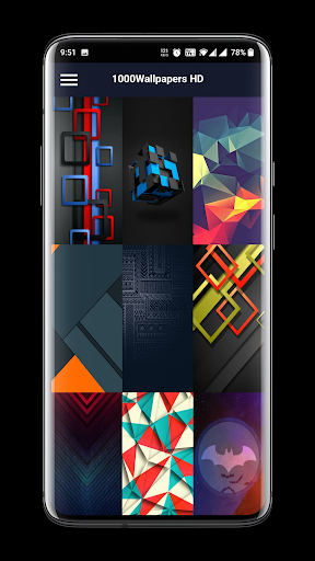 Android application 1000Wallpapers HD screenshort