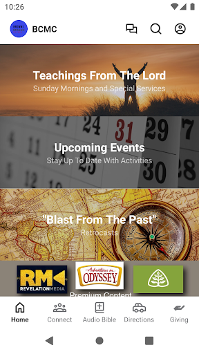 Android application Brown City Missionary Church screenshort