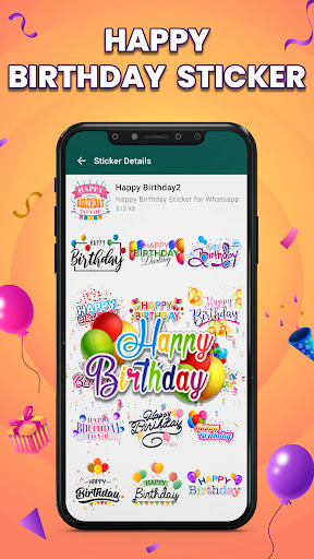 Happy Birthday Stickers GIF
