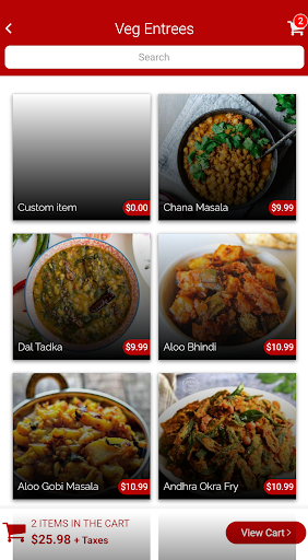 Persis Indian Grill Charlotte Screen 3