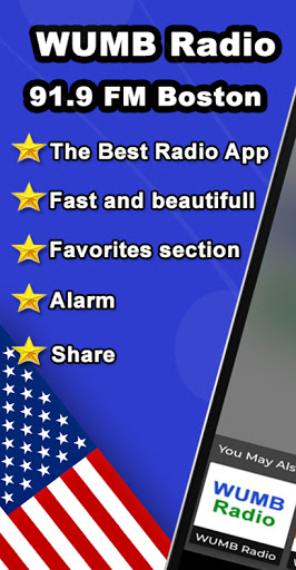 Android application WUMB Radio 91.9 FM Boston Onli screenshort