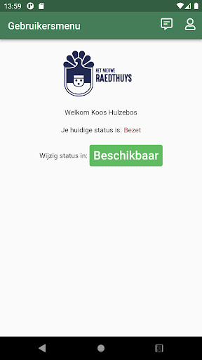 Receptie App Screen 3