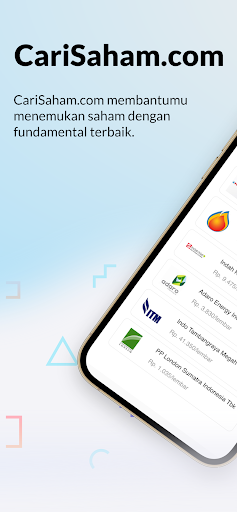 Android application CariSaham - Rekomendasi Saham screenshort