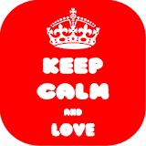 Keep Calm and Love icon
