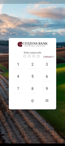 Android application Citizens Bank OR screenshort