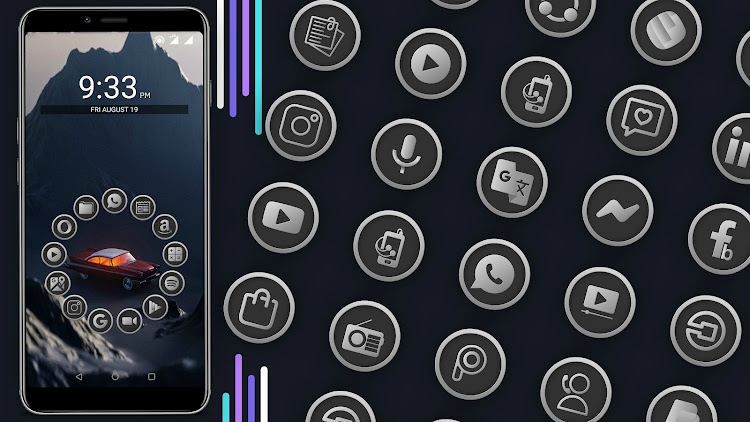Icon Pack - Grey - v1.0.2 - (Android)