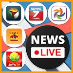 Cover Image of Télécharger Tamil Live News 24 X 7  APK