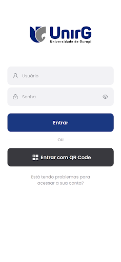 Android application UNIRG Professor screenshort