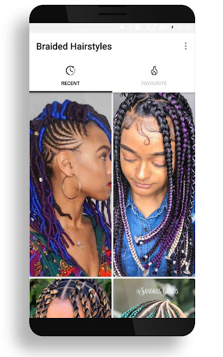 Android application African Braids Hairstyles screenshort