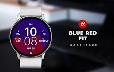 Blue Red Fit Watch Faceのおすすめ画像1