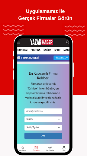 Yazar Haber Screen 3