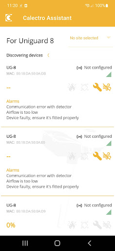 Android application Calectro Assistant screenshort