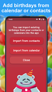 Birthday Calendar & Reminder MOD apk 3.0 free for Android 3