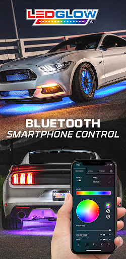 Android application LEDGlow Automotive Control screenshort