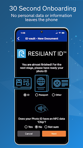 ResiliantID Screen 2
