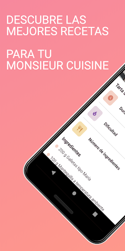 Android application Recetas Monsieur Cuisine Conne screenshort
