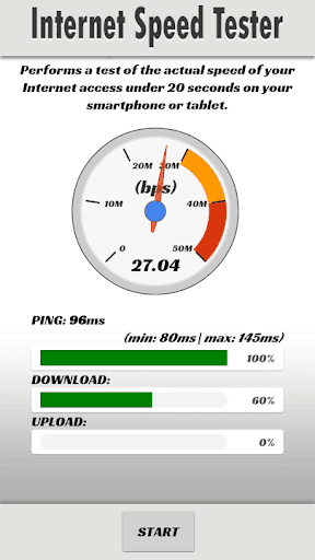 Internet Speed Tester Screen 2