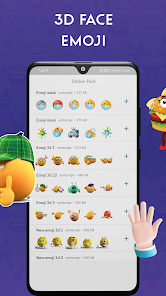 Screenshot 14 Emoji stickers for WhatsApp android