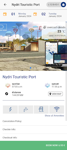 Nydri Touristic Port Screen 2