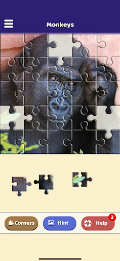 Monkey Love Puzzle Screen 3