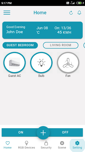 Android application Livsmart screenshort