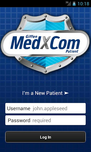 Android application MedXCom for Patients screenshort