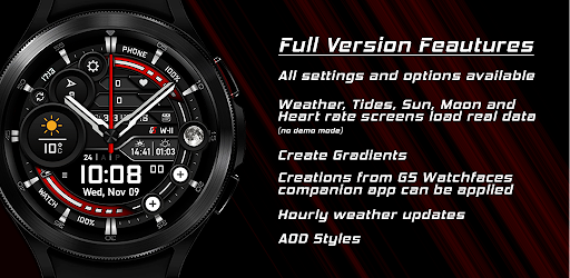 GS Weather 11 Hybrid Watchface Screen 2
