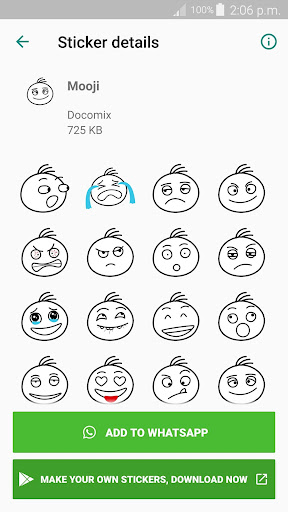 Mooji Stickers - WAStickerApps