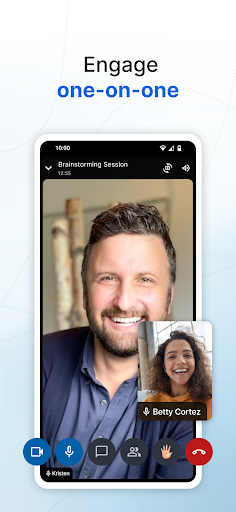 Screenshot of Zoho Meeting - Online Meetings