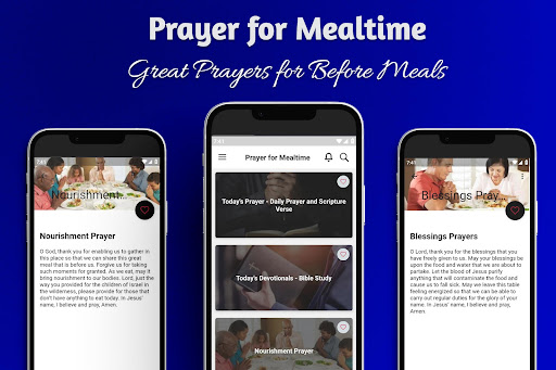 Android application Prayer for Mealtime screenshort