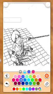 AOT Coloring Book By Glitter