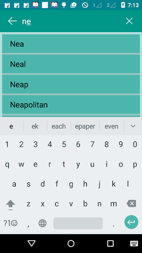 English To Nepali Dictionary Screen 2
