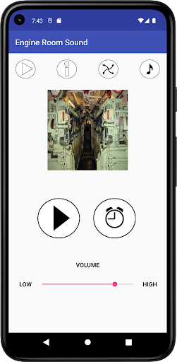 Android application Engine Room Sound screenshort