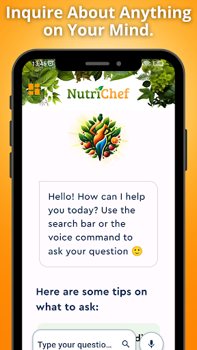Android application NutriChef screenshort