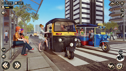 Android application Tuk Tuk Rickshaw Driving Sim screenshort