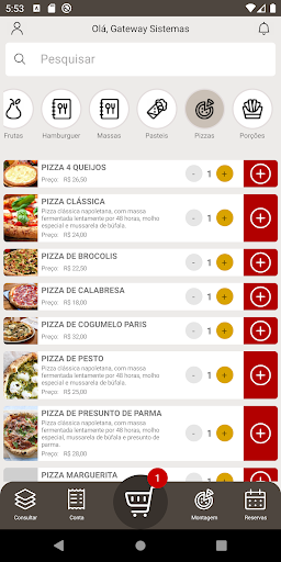 Gateway - Comanda digital