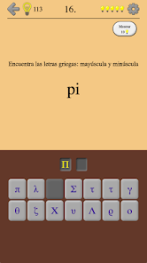 Captura de Pantalla 10 Letras griegas Alfabeto griego android
