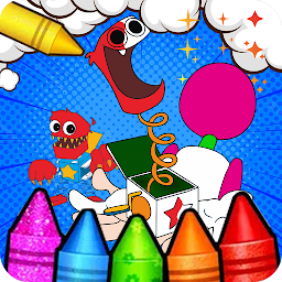 Boxy Boo Coloring Book Poppy