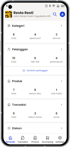 Android application Kasir Kilat: Aplikasi POS UMKM screenshort