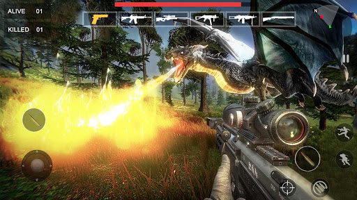 Flying Dragon Hunter : Dragon Shooting Games  screenshots 1