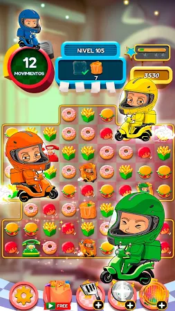 Game screenshot Burger Match 3 Puzzle Games apk download