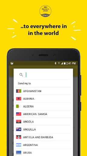 Western Union - PayLink Screen 2