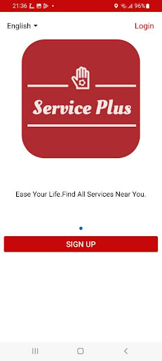 Service Plus Screen 2