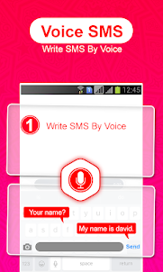 Voice Msg ,write sms by Voice