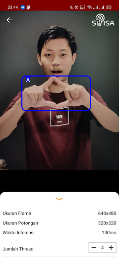Android application SIBISA - Pembaca BISINDO screenshort